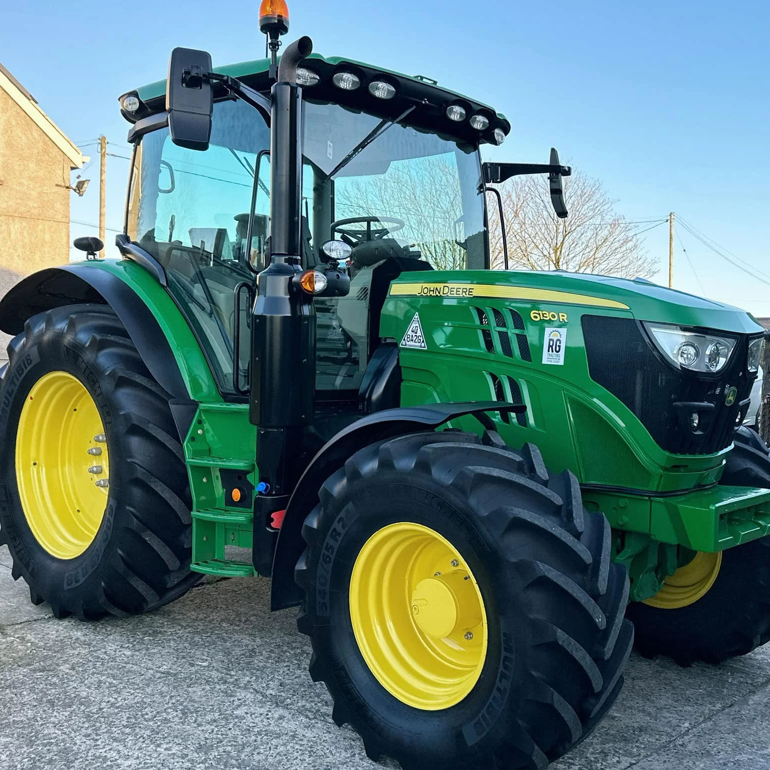 130 Multifunctional Tractor With AC and Cabin 4X4 Johnn-Deere 6130R Tractor Model for Sale