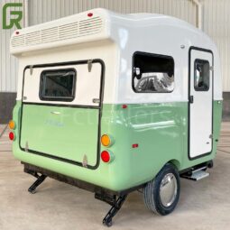 Camper Trailer Caravans 1-3 Person Travel Trailer with Bathroom Teardrop Off Road Camper